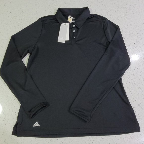NWT Adidas Womens Performance Long Sleeve Golf Polo Size L - Picture 3 of 7
